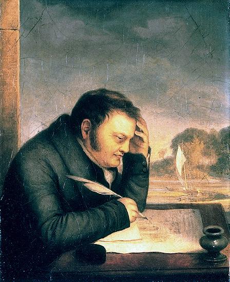 Friedrich Nerly Portrait of art historian Karl Friedrich von Rumohr